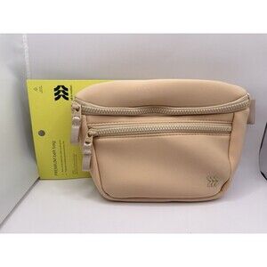 All In Motion - Faux Neoprene - Premium Belt Bag (fanny pack) - Cream